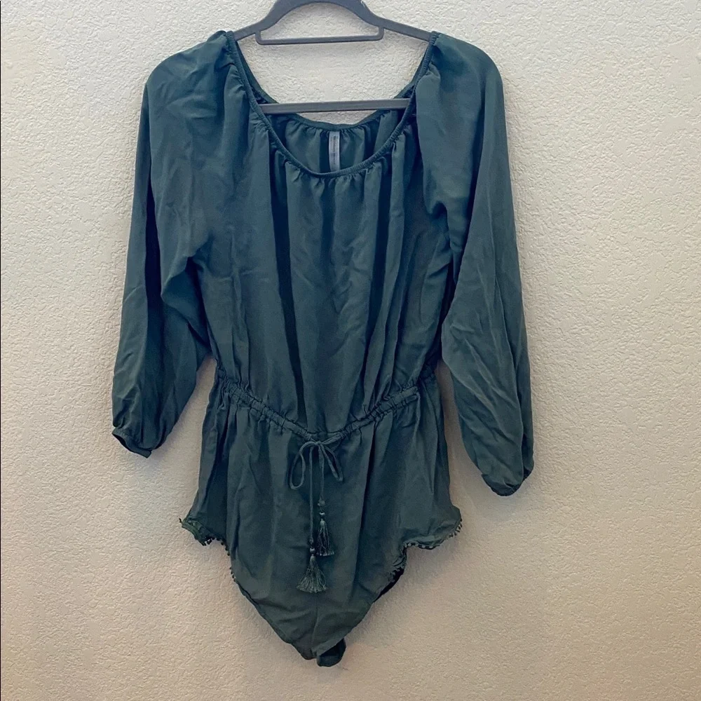 Victoria's Secret Sage Green Jumper. One Piece, adjustable waist. Size M.